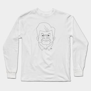 Ron Swanson Long Sleeve T-Shirt